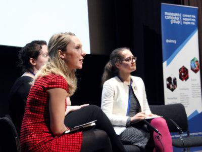 Panel discussion at Museums + Tech 2018